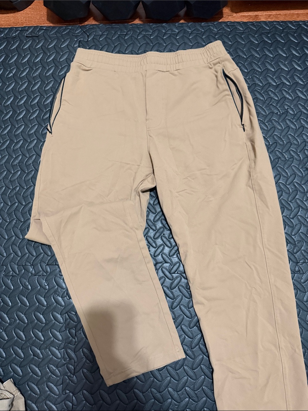 Men's Khaki Performance Chino Pants